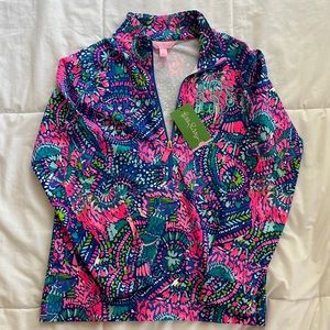 Lily Pulitzer Kids Bright Colored Light Pullover MONOGRAMED (KRE)
